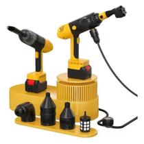 Kit 4 em 1 Ferramenta Elétrica de Alta Pressão Lavadora, Aspirador, Soprador e Compressor Multifuncional