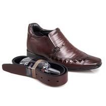 Kit 4 em 1 Sapato Social Couro Vegas Fivela Alth Rafarillo Kit 4 em 1 Sapato Social Couro Vegas Fivela Alth Rafarillo