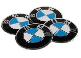 Kit 4 Emblema Adesivo Calota Central compatível BMW X1X3X5