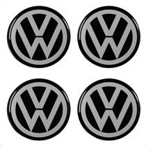 Kit 4 Emblema Calota Roda Volkswagen Adesivo Resinado 48mm Kit 4 Emblema Calota Roda Volkswagen Adesivo Resinado 48mm