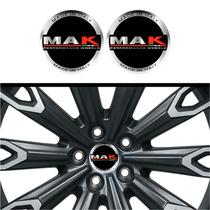 Kit 4 Emblema MAK logo 48 mm