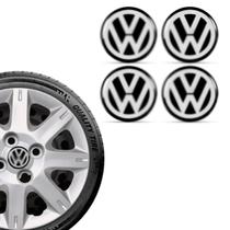 Kit 4 Emblema Vw Volkswagen para Calota Grid Aro 13 14 15
