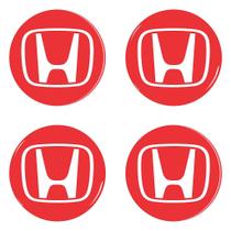 Kit 4 Emblemas Roda Resinado 7cm Honda Kit 4 Emblemas Roda Resinado 7cm Honda