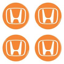 Kit 4 Emblemas Roda Resinado 7cm Honda Kit 4 Emblemas Roda Resinado 7cm Honda