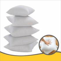 Kit 4 Enchimento de Almofada Refil 45x45 Silicone Antialergico