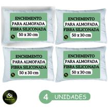 Kit 4 Enchimentos para Almofadas BAGUETE Quebra Rim 50x30cm Kit 4 Enchimentos para Almofadas BAGUETE Quebra Rim 50x30cm