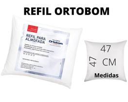 Kit 4 Enchimentos Refil De Almofada 47x47 Cm Ortobom