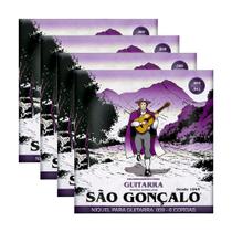 Kit 4 Encordoamentos 009 Super Leve p Guitarra - São Gonçalo