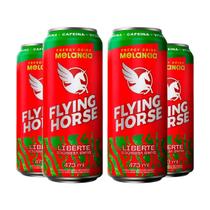 Kit 4 Energético Flying Horse Melancia Liberte 473ml