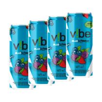 Kit 4 Energético Vibe Energy Drink Blue Xtreme 473ml
