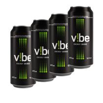 KIT 4 Energético Vibe Energy Drink Tradicional 473ml