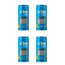KIT 4 Energético Vibe Zero Mango Boost 473ml