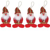 KIT 4 EnfeiteS Soft boneco de neve para arvore de natal 17cm