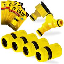 KIT 4 Engate Rápido 1 Derivação Em Y E 1 BICO P/ MANGUEIRA