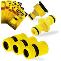 KIT 4 Engate Rápido 1 UNIAO DUPLA E 1 BICO P/ MANGUEIRA