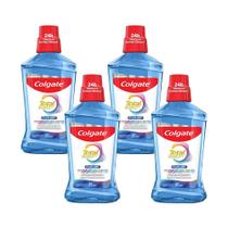 Kit 4 Enxaguante Bucal Colgate Total 12 Clean Mint 500ml Kit 4 Enxaguante Bucal Colgate Total 12 Clean Mint 500ml