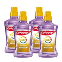 Kit 4 Enxaguantes bucal Colgate Total 12 Zero Álcool Anti-Tártaro 250ml Kit 4 Enxaguantes bucal Colgate Total 12 Zero Álcool Anti-Tártaro 250ml