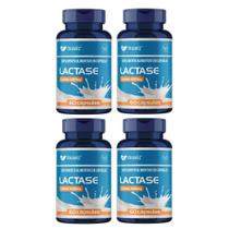 Kit 4 Enzima Lactase Pura 4500 Fcc Maxima Absorção 240 Cáps