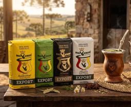 Kit 4 Erva Mate Rei Verde Padrão Uruguaio 500g Kit 4 Erva Mate Rei Verde Padrão Uruguaio 500g