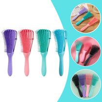 Kit 4 Escova Pente Polvo Cabelo Cacheado Crespo Desembaraçar Kit 4 Escova Pente Polvo Cabelo Cacheado Crespo Desembaraçar