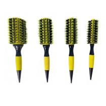 Kit 4 Escovas Kit Cabelo Com Cerdas Profissionais Kit 4 Escovas Kit Cabelo Com Cerdas Profissionais