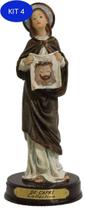 Kit 4 Escultura Santa Veronica 16Cm