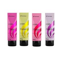 Kit 4 Esfoliante Corporal Maracujá Ameixa Morango Pitaya