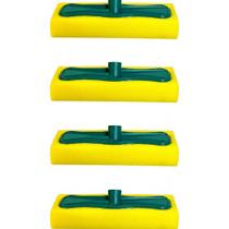 Kit 4 Esfregões Ultra Macios P/ Limpeza & Passar Cera