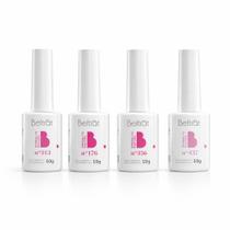 Kit 4 Esmalte Em Gel Tons De Rosa Beltrat -Nº313 856 476 057