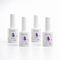 Kit 4 Esmalte Em Gel Tons De Roxo Beltrat -Nº013 124 205 475