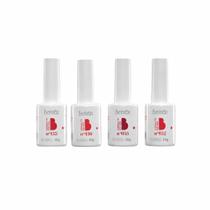 Kit 4 Esmalte Em Gel Tons De Vermelho 852 55 133 390 Beltrat Kit 4 Esmalte Em Gel Tons De Vermelho 852 55 133 390 Beltrat