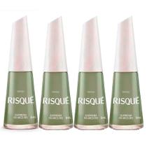Kit 4 Esmalte Risqué Cremoso Guerreira do Arco-íris 8ml