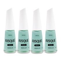 Kit 4 Esmalte Risqué Menta Liza Cremoso 8ml Kit 4 Esmalte Risqué Menta Liza Cremoso 8ml