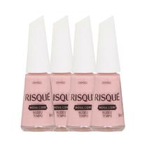 Kit 4 Esmalte Risqué Nova Cor Cremoso Cor Nudeu Tempo 8ml Kit 4 Esmalte Risqué Nova Cor Cremoso Cor Nudeu Tempo 8ml