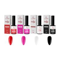 Kit 4 Esmaltes Em Gel 10g Anylovy - Fácil Aplicação