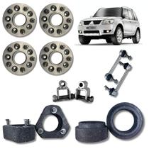 Kit 4 Espaçadores 32mm +Kit Lift +Bieleta e Prol. Pajero tr4
