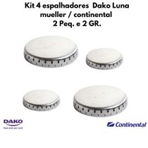 Kit 4 espalhadores fogão dako luna / mueller / continental 2 Peq. e 2 GR.