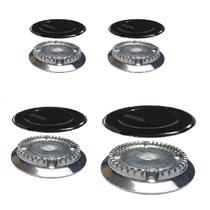 Kit 4 Espalhadores + Queimadores Fogão Continental Quantum