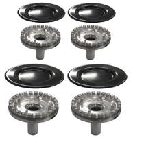 Kit 4 Espalhadores Queimadores Para Fogão Atlas Agile Glass