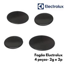 Kit 4 Espalhadores Tampinhas Fogão Electrolux 56 SE 56 UT 56 ST 2pq-2gr