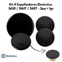 Kit 4 Espalhadores Tampinhas Fogão Electrolux 56 SE 56 UT 56 ST 3pq-1gr