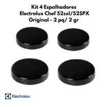 Kit 4 Espalhadores Tampinhas Fogão Electrolux Chef 52sxl/52SPX Original