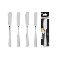 Kit 4 Espátulas Para Manteiga De Aço Inox - SL0501 Kit 4 Espátulas Para Manteiga De Aço Inox - SL0501