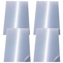 Kit 4 Espelho Adesivo Acrílico 30x40cm Autocolante Decoração