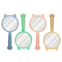 Kit 4 Espelhos de Mão para Maquiagem Gatinho Orelha Patas