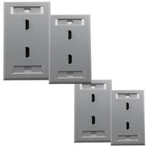 Kit 4 Espelhos de parede com 2 saídas Hdmi