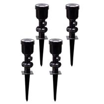 Kit 4 Espeto Led Hummer 5W Luz Branco Frio 6500K IP65 Bivolt