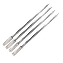 Kit 4 Espetos Espada Inox 40cm Para Churrasco - Resistente