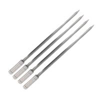Kit 4 Espetos Espada Inox 40cm Para Churrasco - Resistente