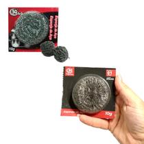 kit 4 Esponja de Aço de palha de aço multiuso antibacteriana